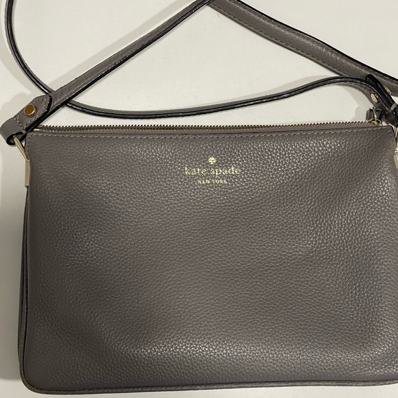 kate spade New York grey Leather Crossbody Bag - Picture 4 of 12